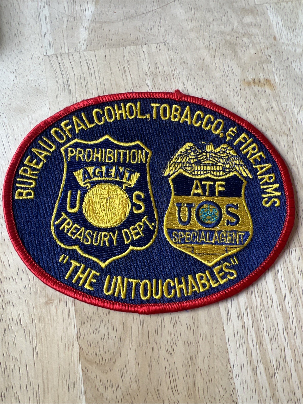 “The Untouchables" commemorative patch Historical Era Elliot Ness