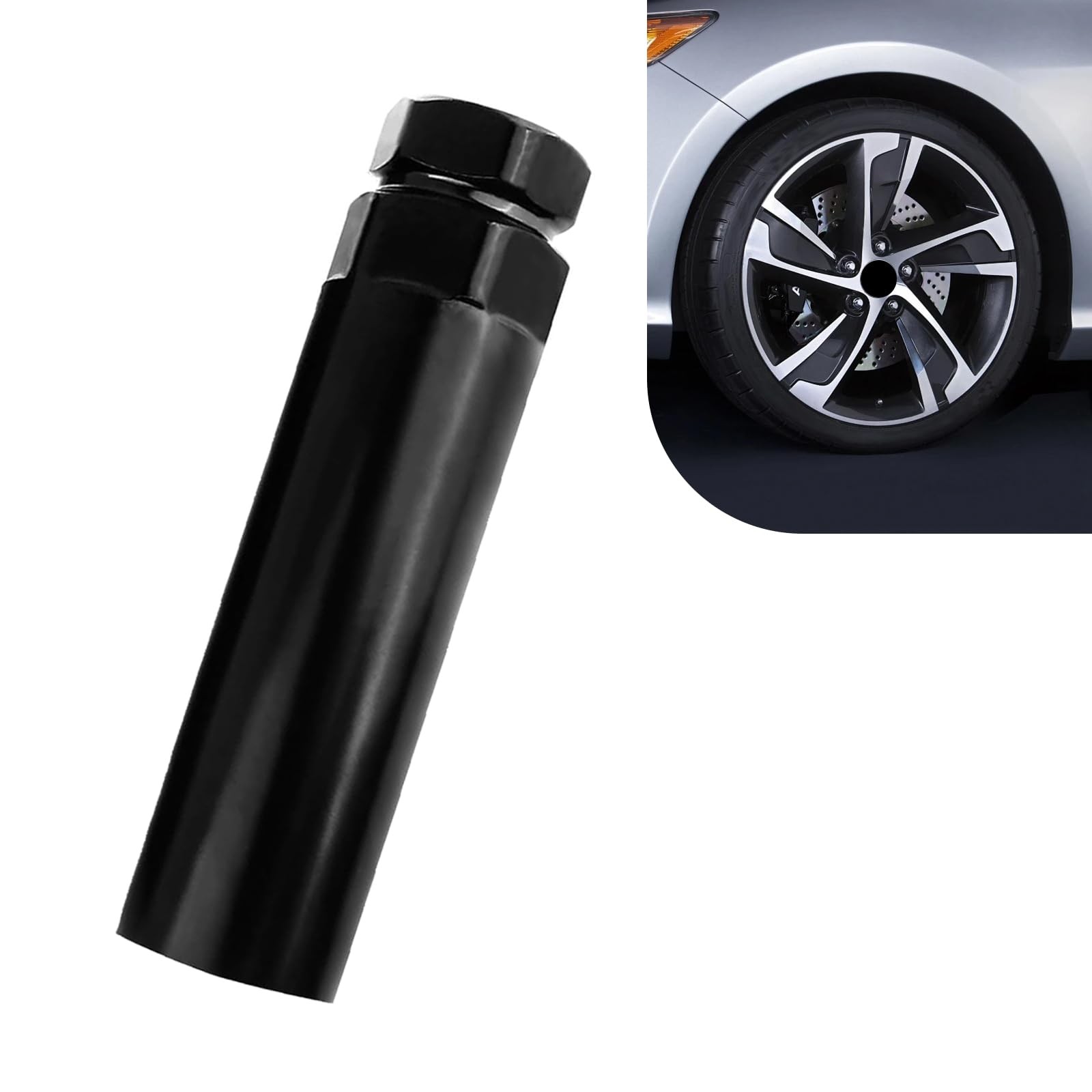 1 PC 6 Spline Lug Nut Socket, Fuel Rim Lug Nut Lock Removal Tool, Anti-theft ...