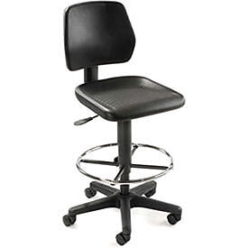 Stool Pneumatic Height Adjustment Black