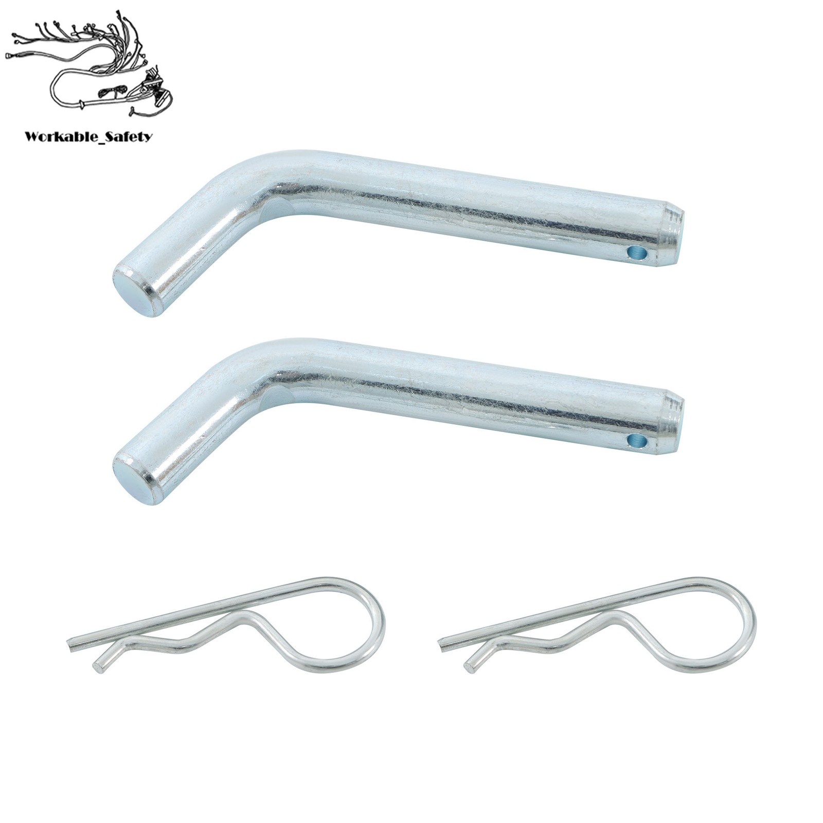 2" Receiver Dual Hitch Adapter 2" Solid Shank 10000Lbs Capacity Easy Install