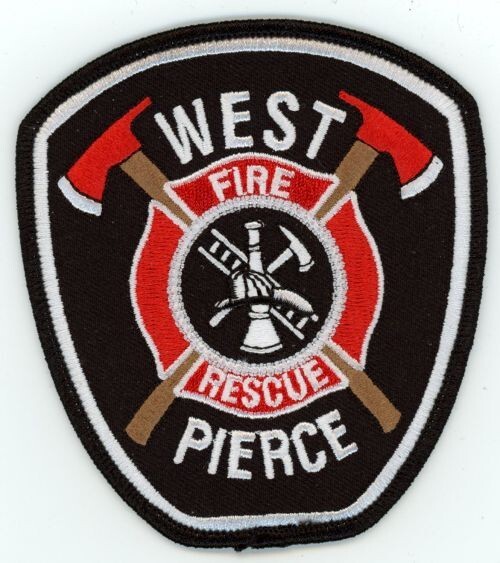 WASHINGTON WA WEST PIERCE FIRE RESCUE DEPT NICE SHOULDER PATCH POLICE SHERIFF