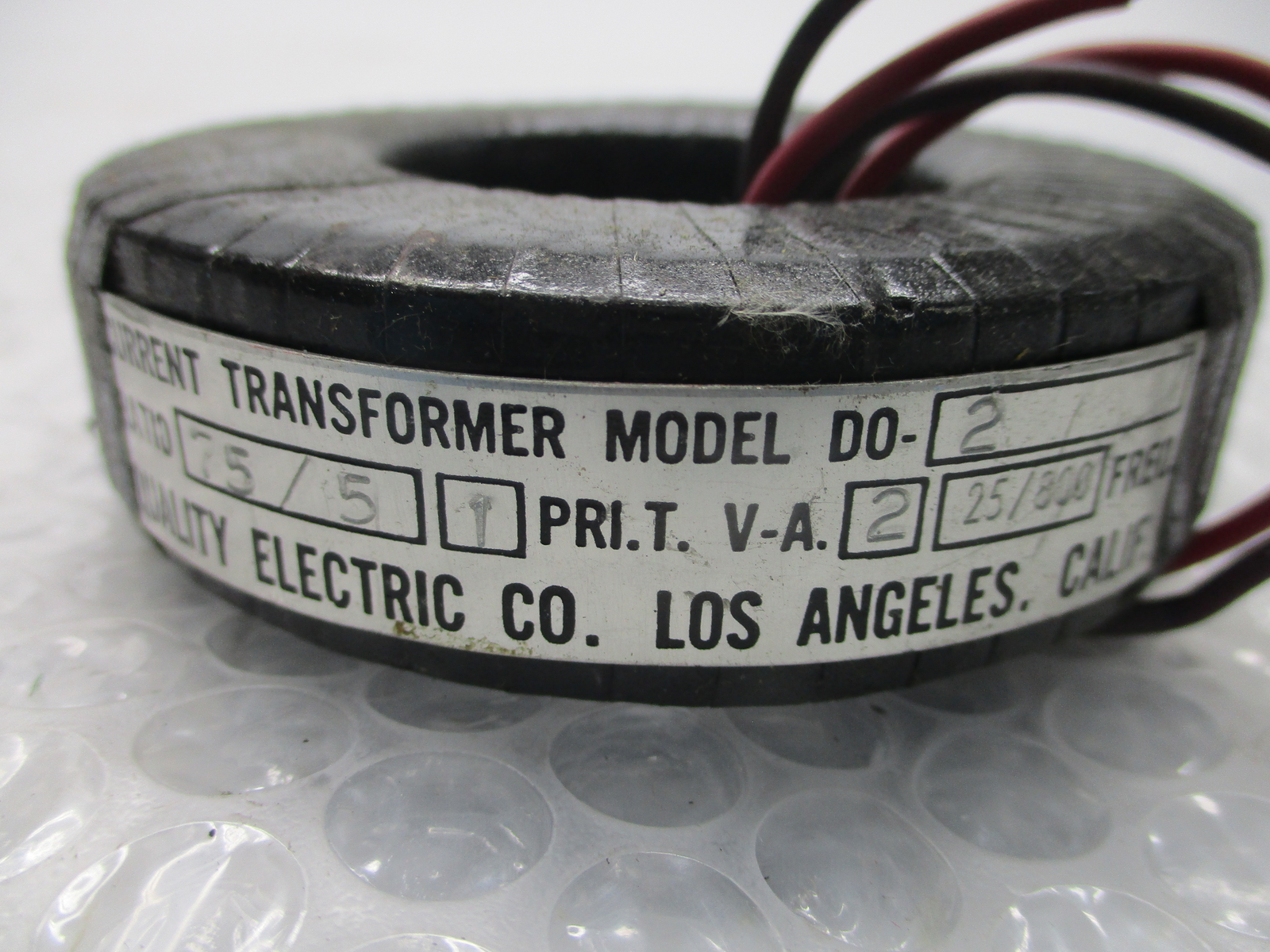 QUALITY ELECTRIC DO-2 TRANSFORMER NSNP