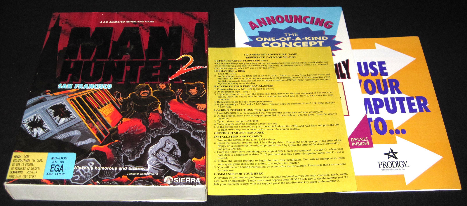 Man Hunter 2 - Big Box Only w/ Inserts (PC, MS-DOS)