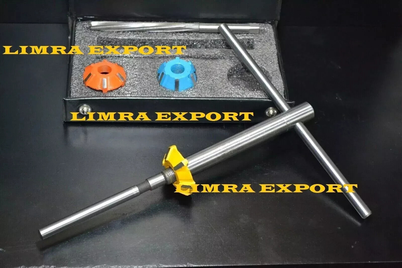 6x VALVE SEAT CUTTER KIT 1.780"-1.480" 30-45-60 DEG CARBIDE TIPPED