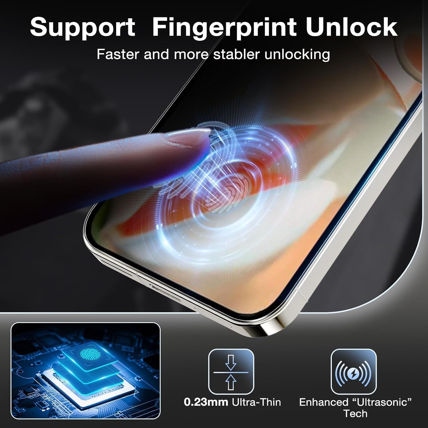 2-Pack Privacy Tempered Glass Screen Protector For Google Pixel 10 Pro XL