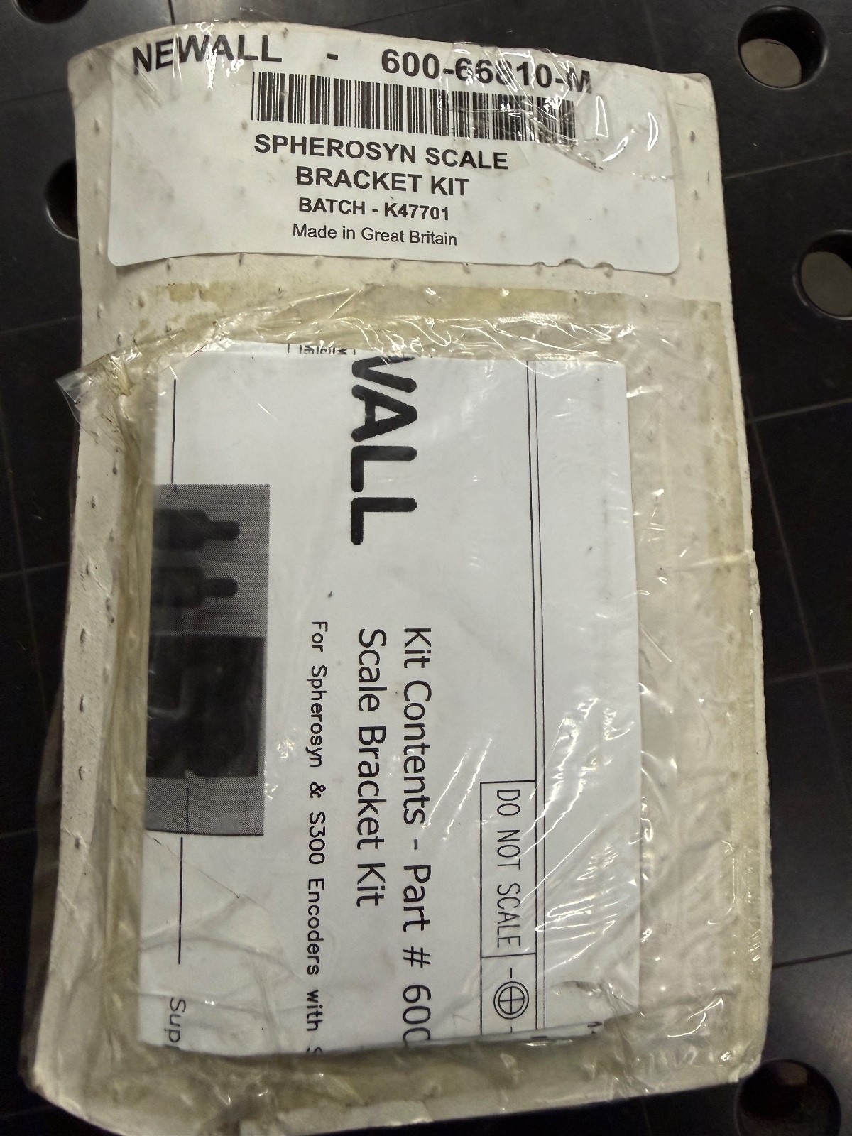 Newall Digital readout Spherosyn Scale Bracket Kit 600-66810-m lathe mill grinde