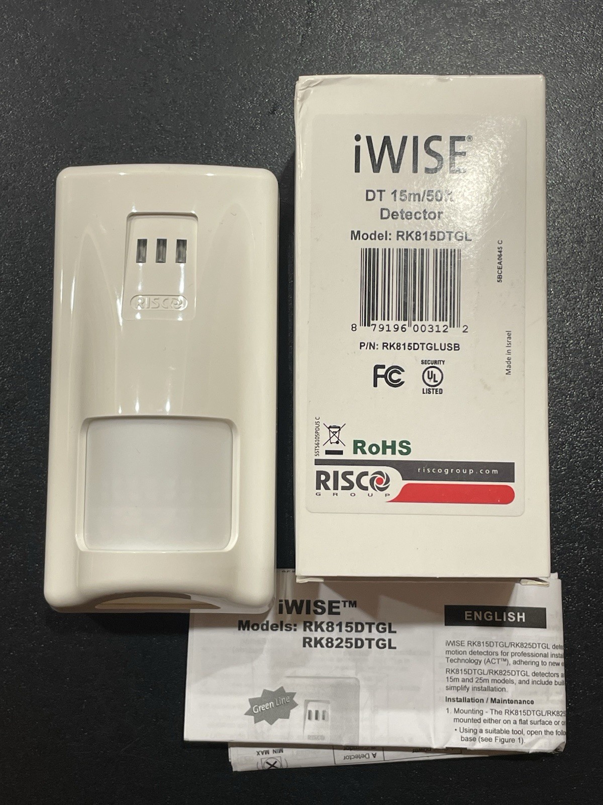 Risco iWISE Dual Technology Motion Sensor (RK815DTGLUSA)