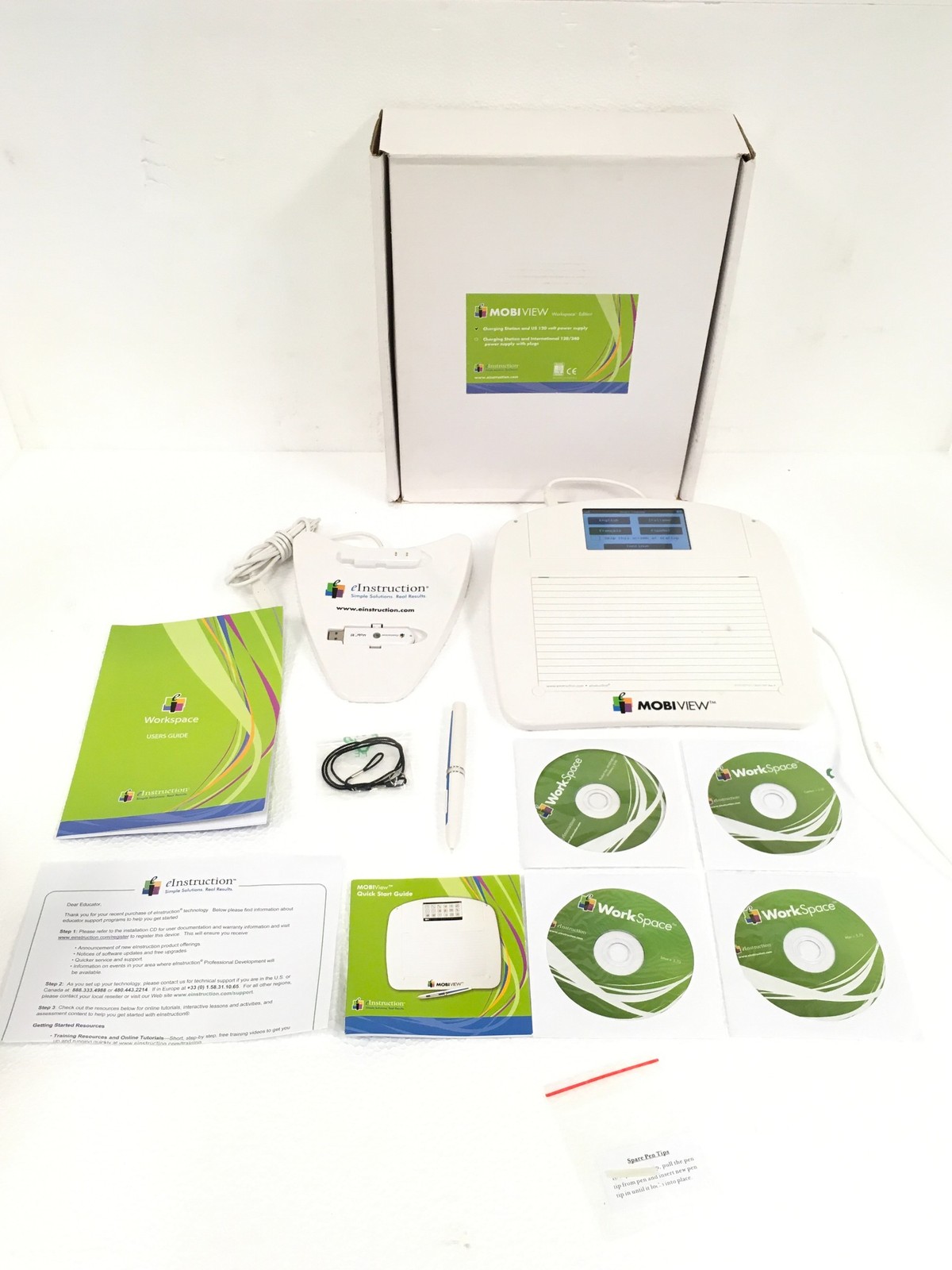 NEW eInstruction MWB600 MobiView Workspace Edition Interactive Tablet FREE SHIP