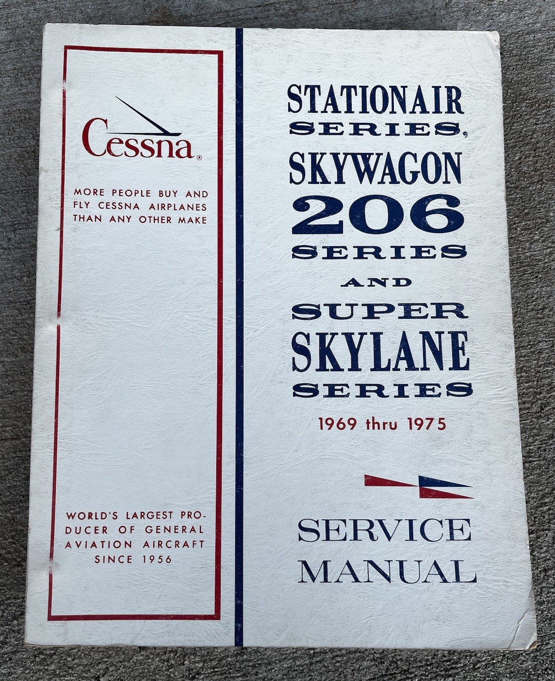 1969-1975 CESSNA Stationair, Skywagon 206, Super Skylane Series Service Manual