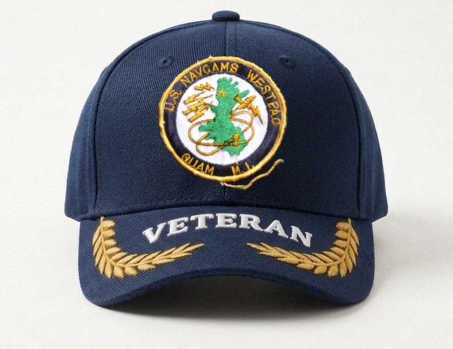 Customized Name Embroidered Hat Us Navcams Westpac Guam Mi, Veteran Cap, Gift