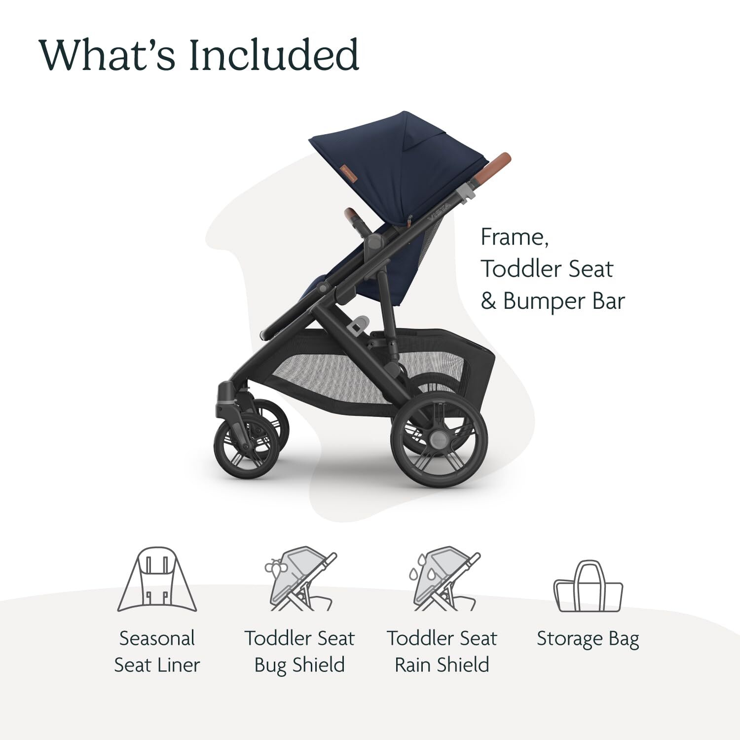 UPPAbaby Vista V3 Stroller Noa (Navy Blue) Stroller System -