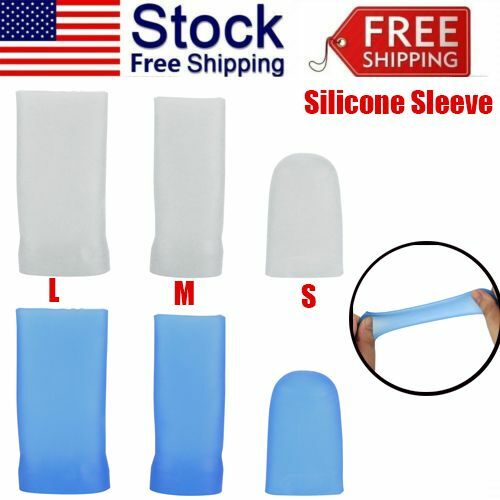 Male Penis Extender Stretcher Max Vacuum Enhancer Enlarger Silicone Sleeve S/M/L