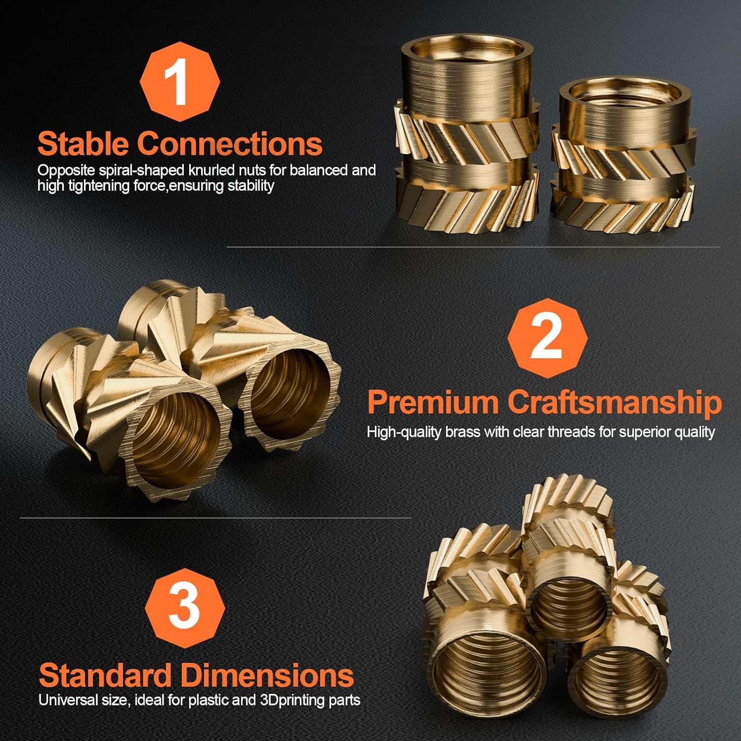 Threaded Inserts Set with Soldering Tip 440pc