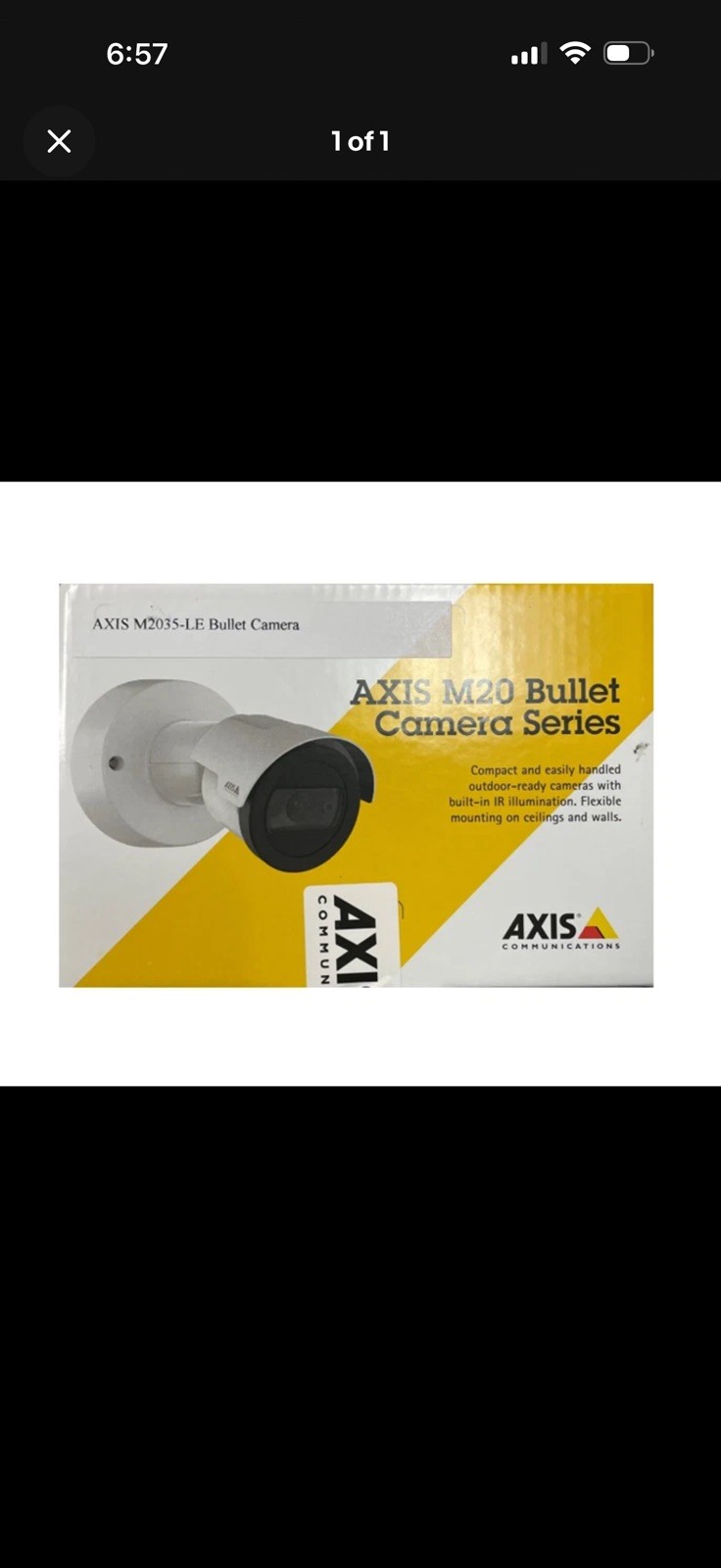 AXIS M2035-LE NETWORK CAMERAS (Brand new)