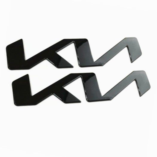 2X Front Hood & Rear 17CM Trunk Emblem Badge Car For K5 Glossy Black