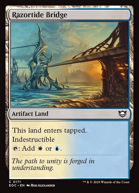 Razortide Bridge 171 C Normal EOC MTG NM