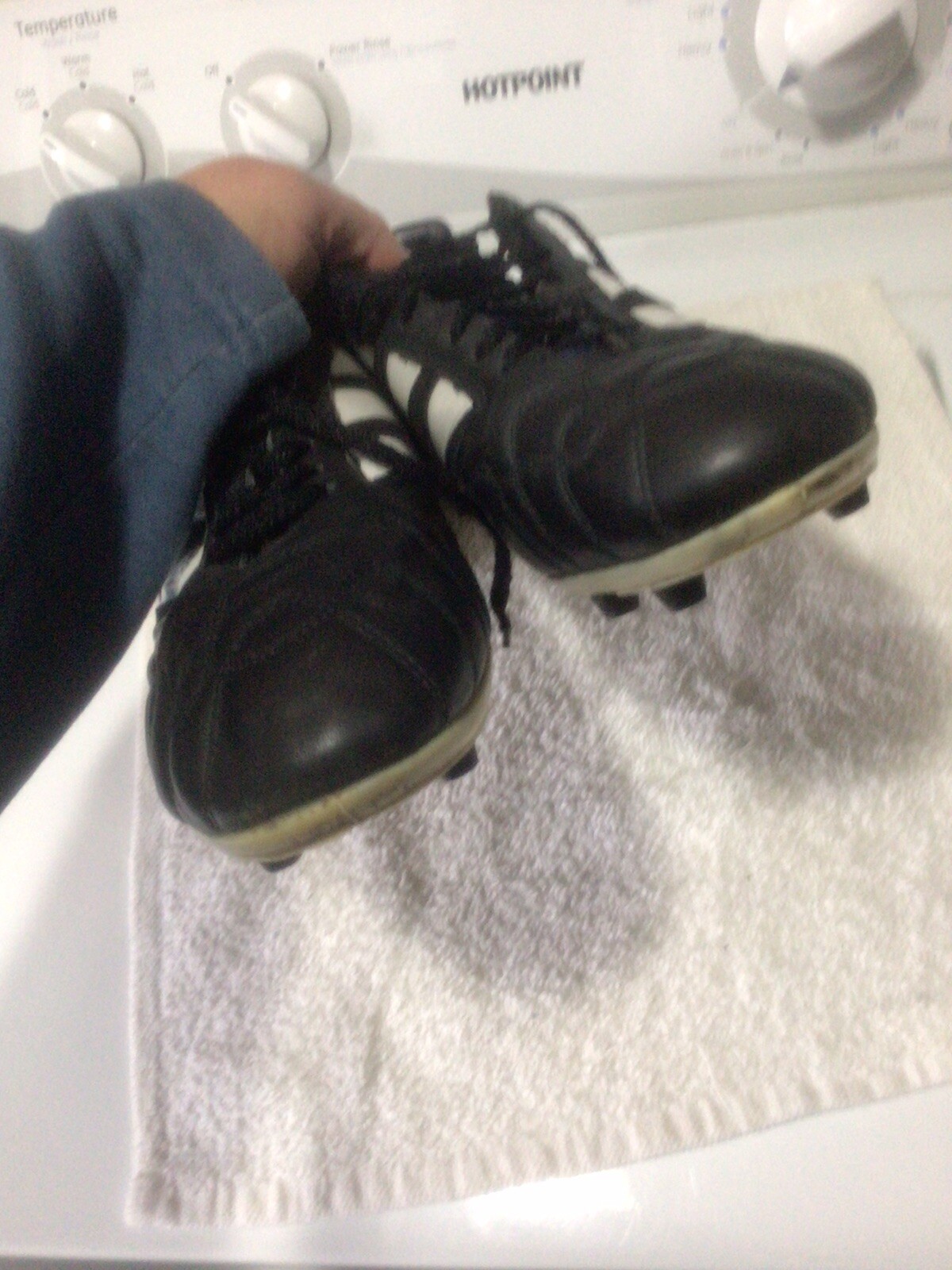 Adidas Goletto FG Vintage Soccer Cleats Men’s Size 12.5 Black,Purple