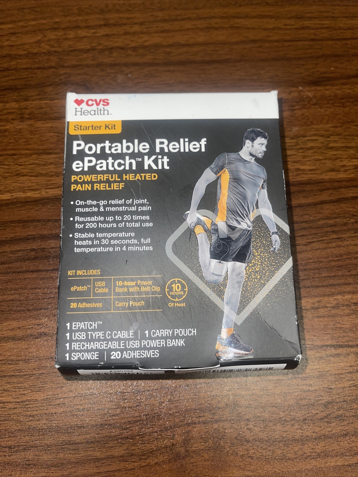 CVS Health- Portable Relief ePatch Starter Kit + Portable Relief ePatch- New