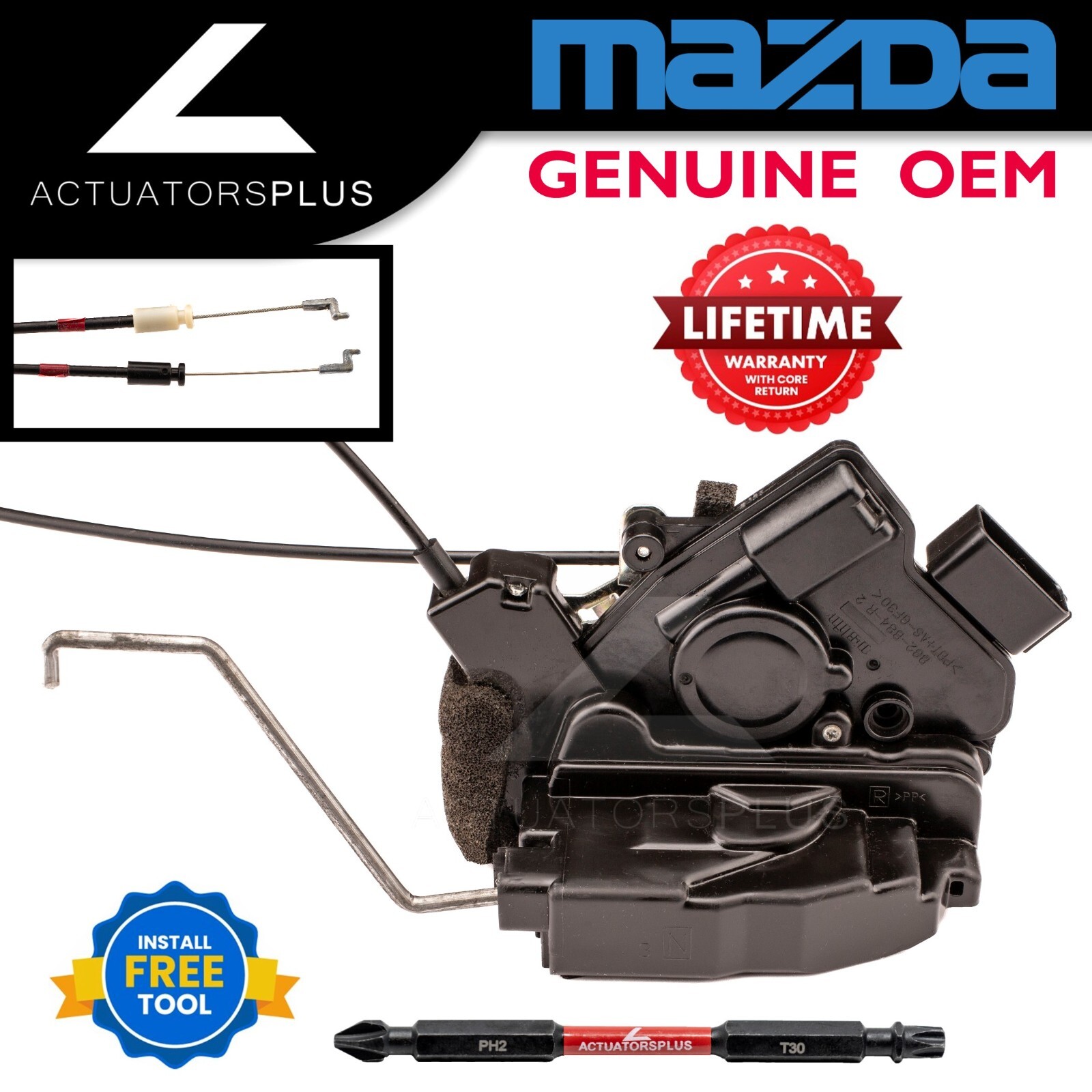 Mazda 5 OEM Front Right Passenger Door Lock Latch Actuator 06-10 **Lifetime Wnty