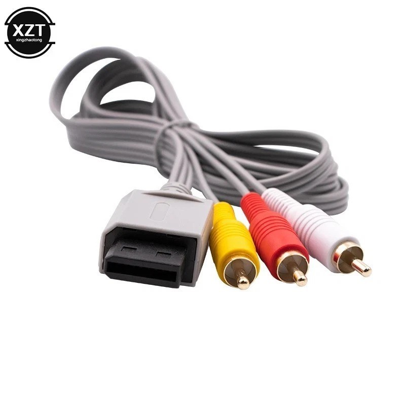Audio-Video AV Composite 3 RCA Cable for Nintendo Wii-USA