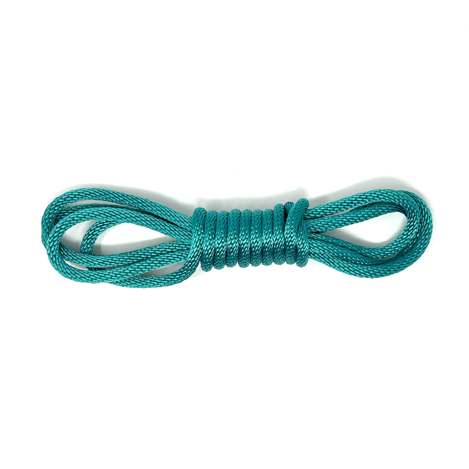 Mad Dog Products Bulk Rope 3/8” x 200’ Teal Solid Braid Rope – Made in USA