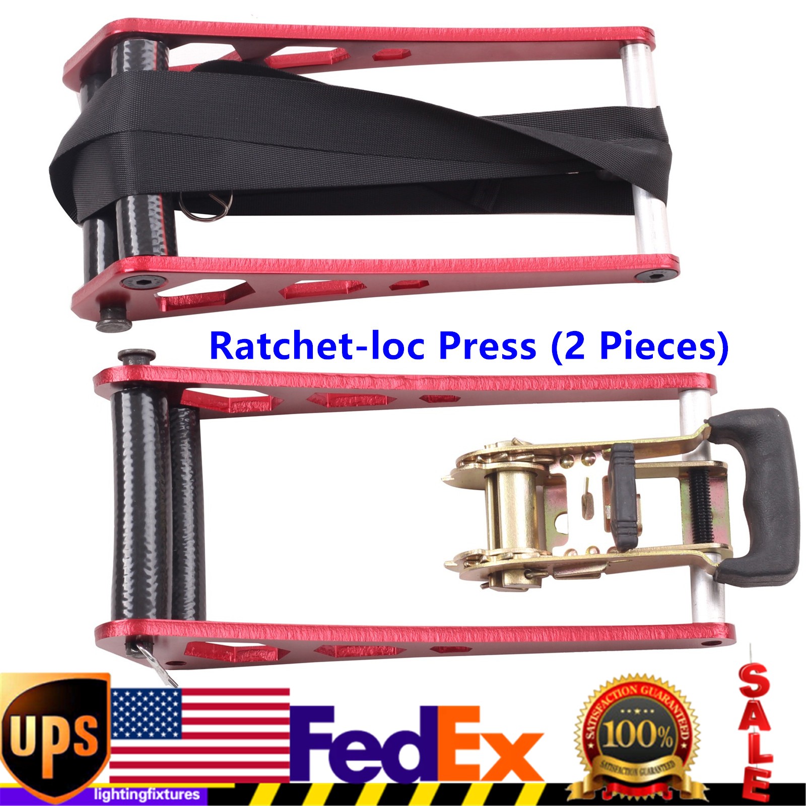 Portable Bow Press Aluminum Alloy Ratchet-Loc Press Compound Bow Universal