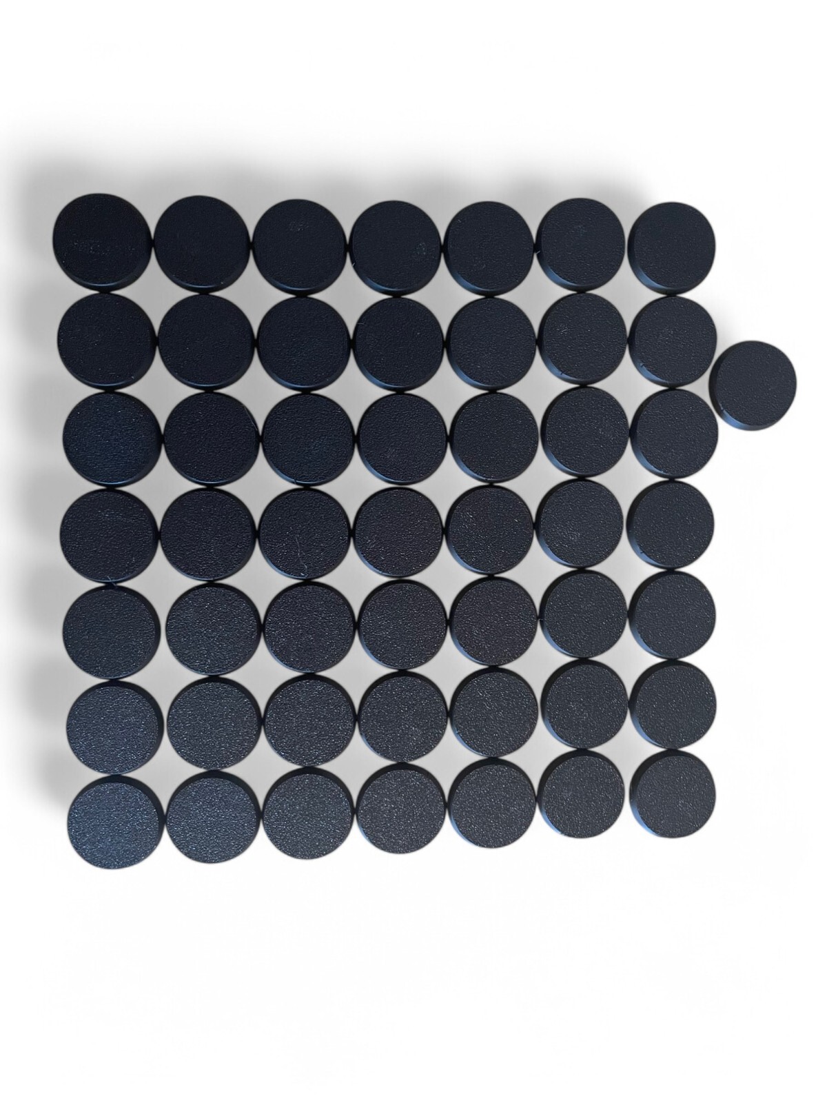 25mm Plastic Round Bases, Set of 50, Miniature Wargaming, Warhammer Fantasy, 40K