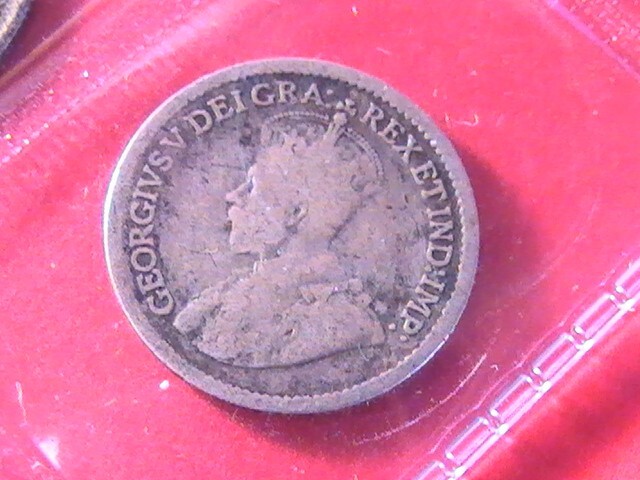 CANADA 5 CENTS SILVER 1917