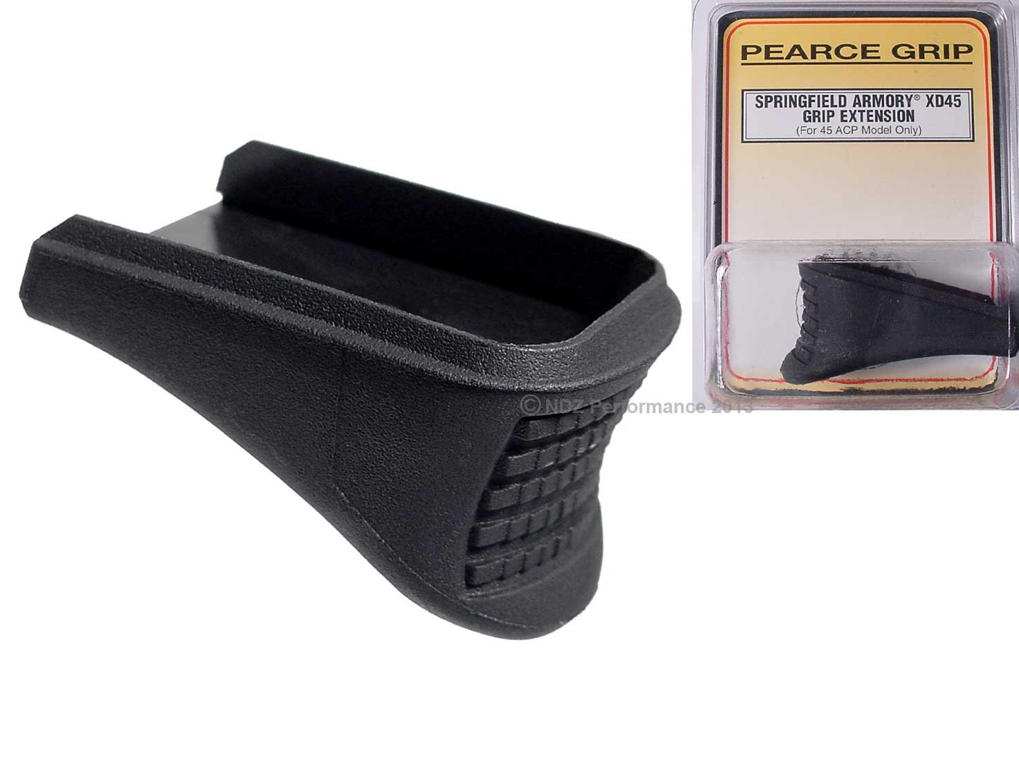 PEARCE Grip Ext for Springfield Armory XD45 .45 ACP only PG-XD45