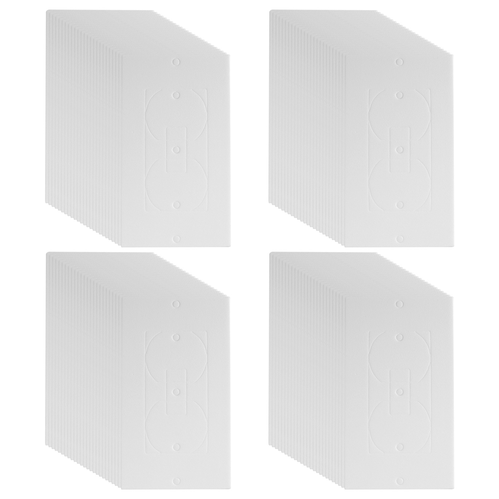 Outlet Insulators Draft Sealers, 100Pcs Electrical Outlet Insulation Pads,7586