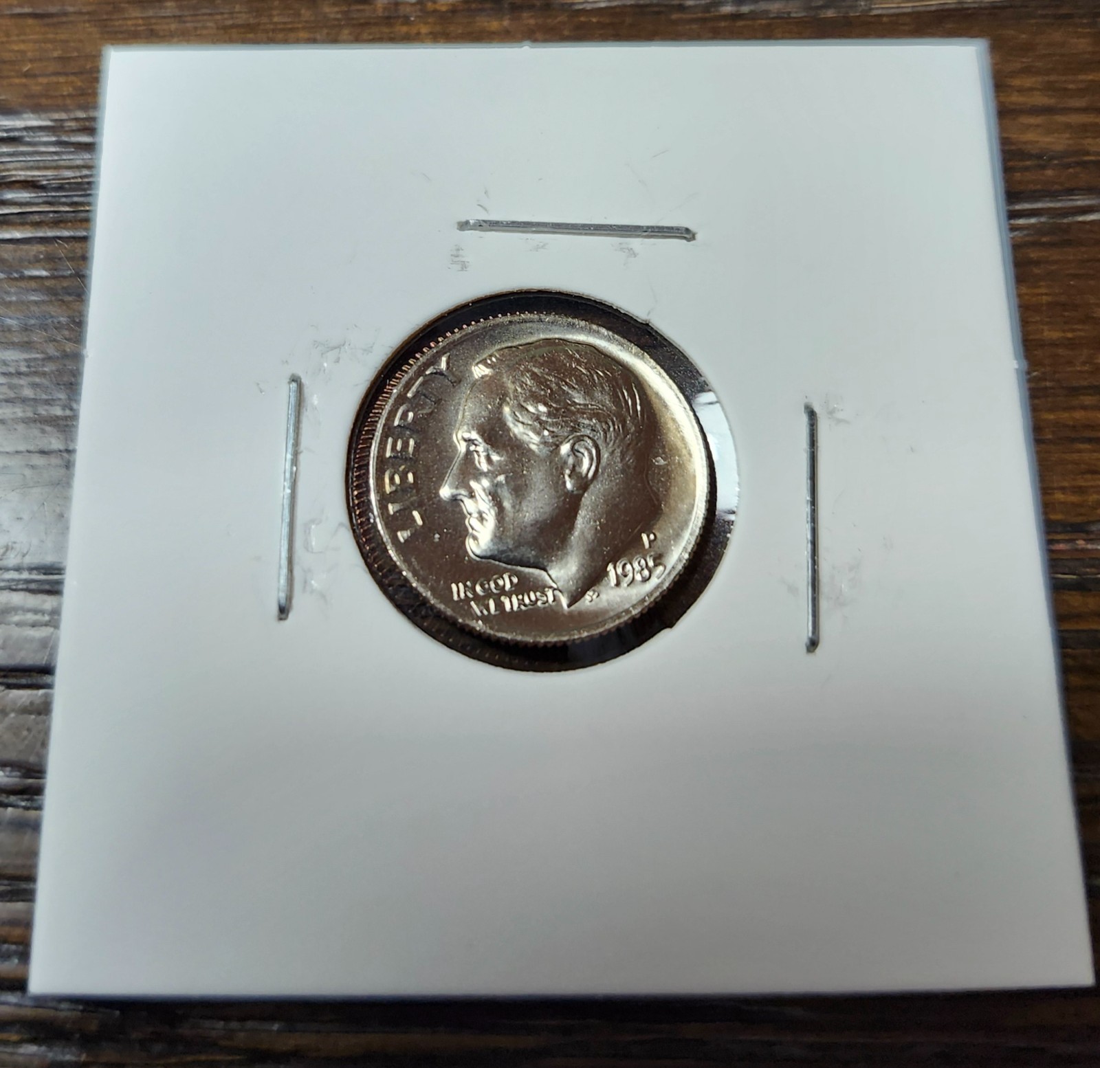 1985 P & D Roosevelt Dimes, uncirculated BU 2 Coin Set