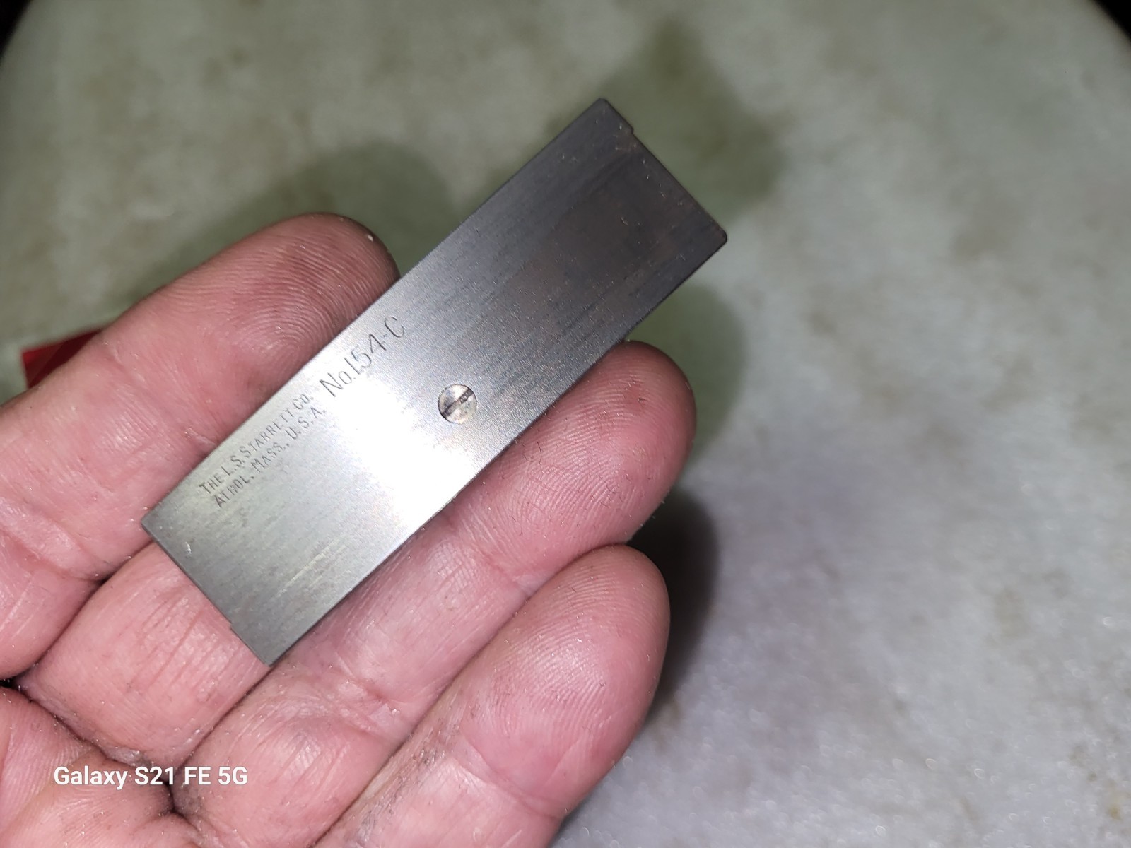 NOS Starrett Adjustable Parallel 154C