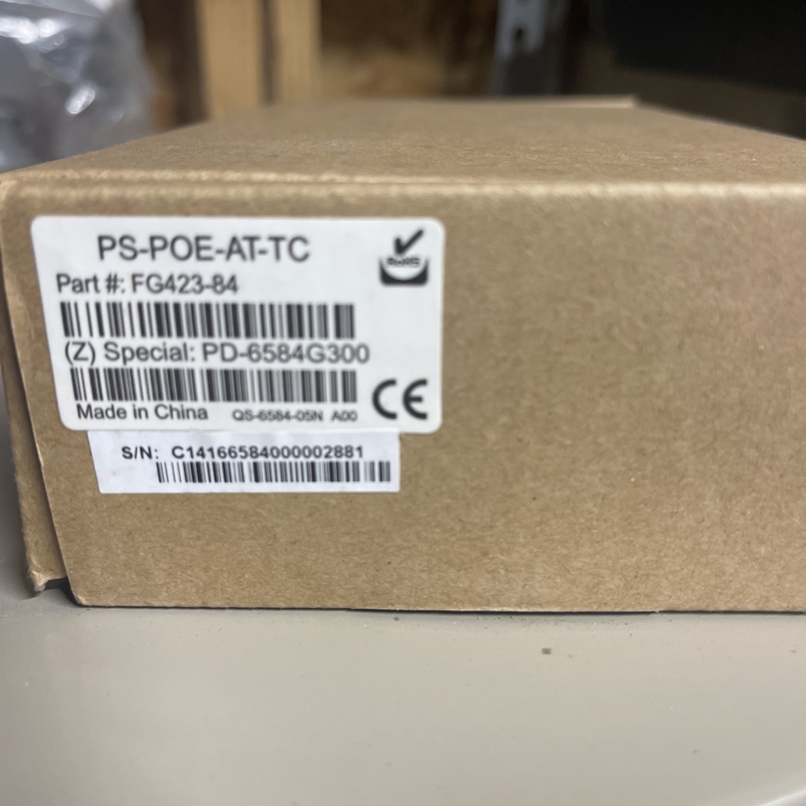 AMX PS-POE-AT-TC High Power PoE Injector 802.3AT Compliant FG423-84 new