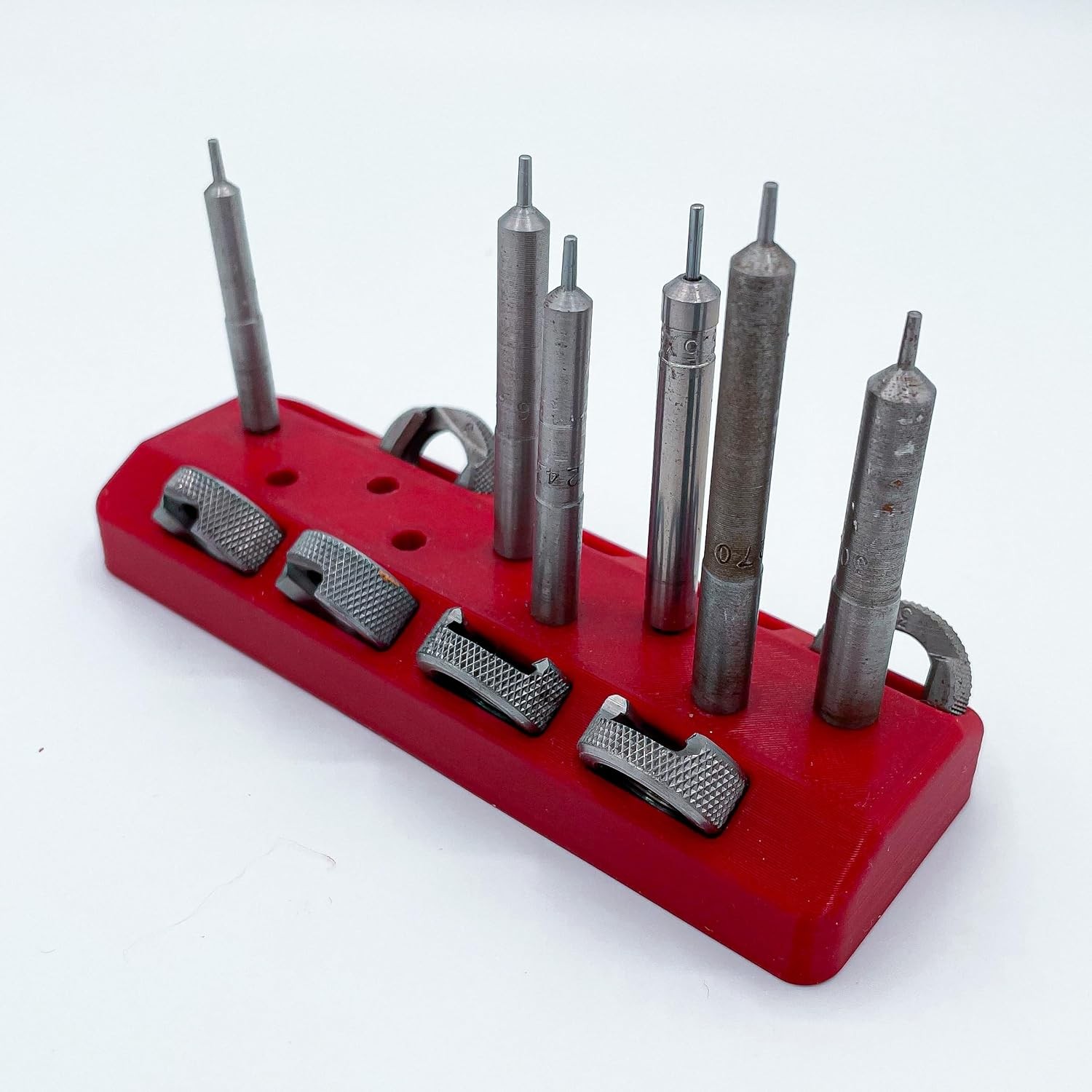 Bench Mount Case Trimmer Rack Holds 9 Case Trimmers and Shell Holders