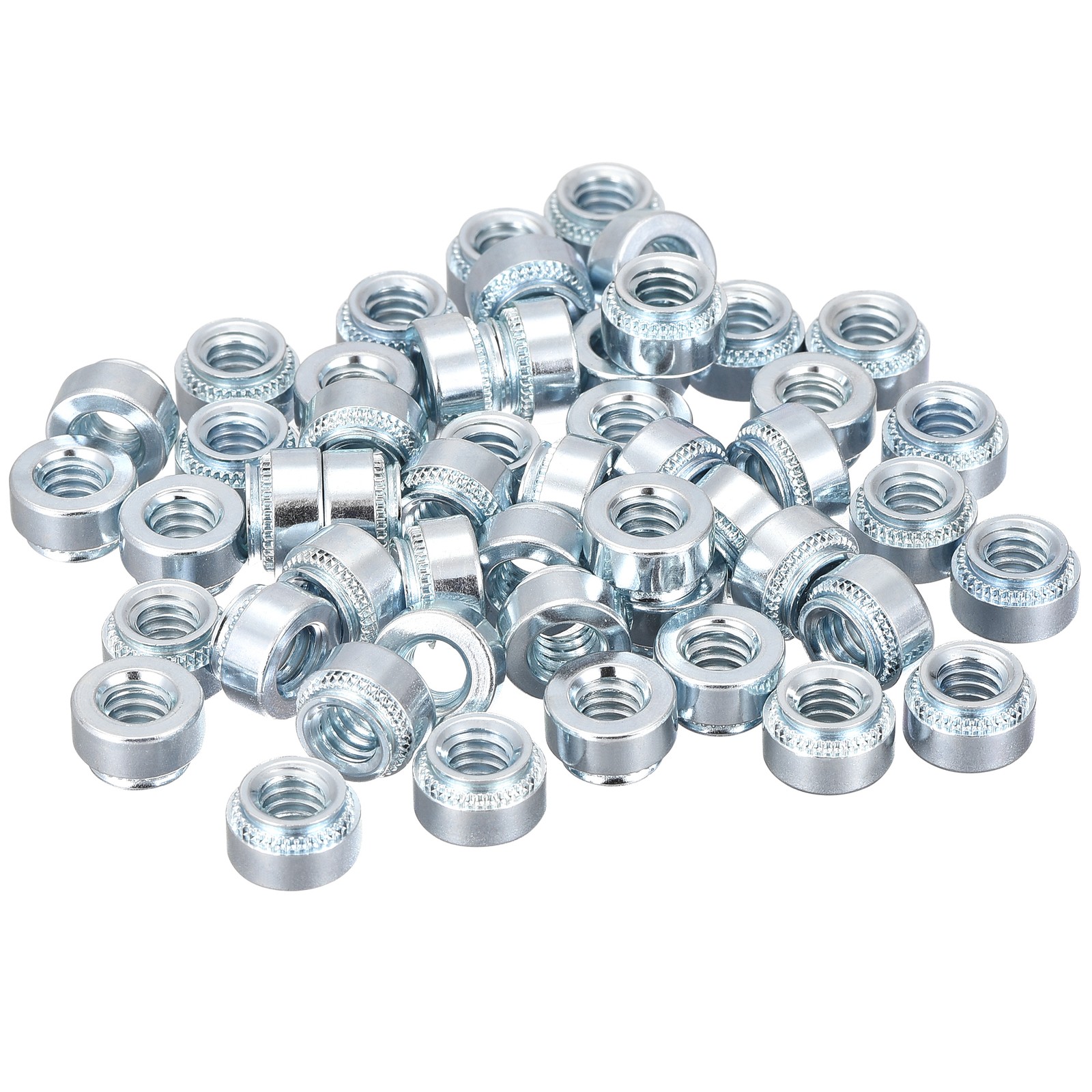 50 x Self -Clinching Nuts 1/4-20" x 0.22" Carbon Steel with Plating Rivet Nut