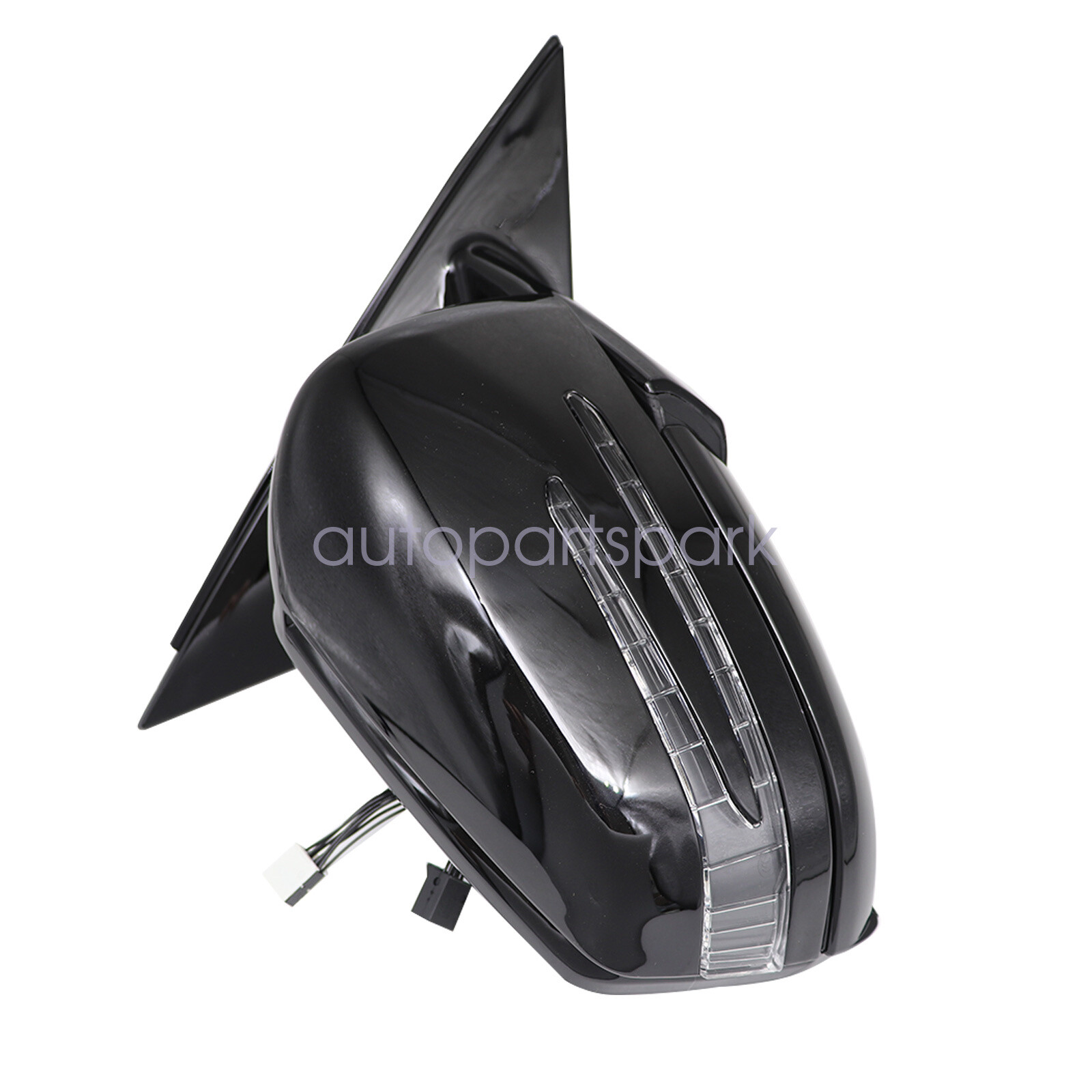 Black Right Side Passenger Mirror Fit Mercedes-Benz E350 E550 E300 2010-2016