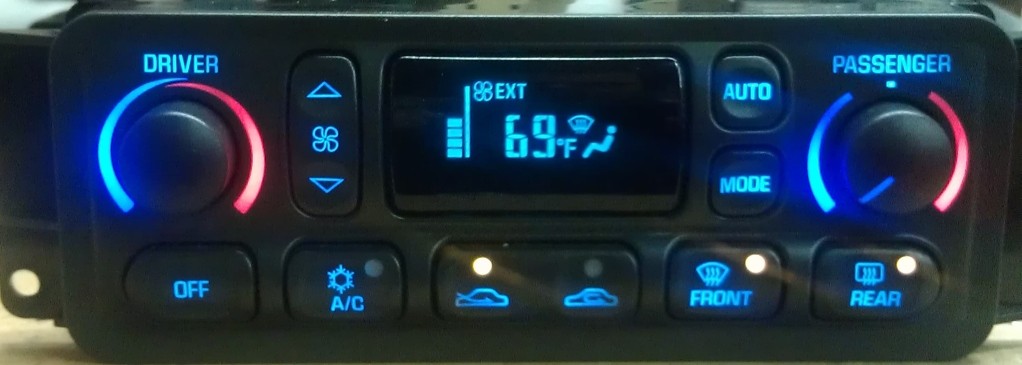 1997-2004 C5 Corvette A/C Heater Control Replacement "CYCLE" Button NEW