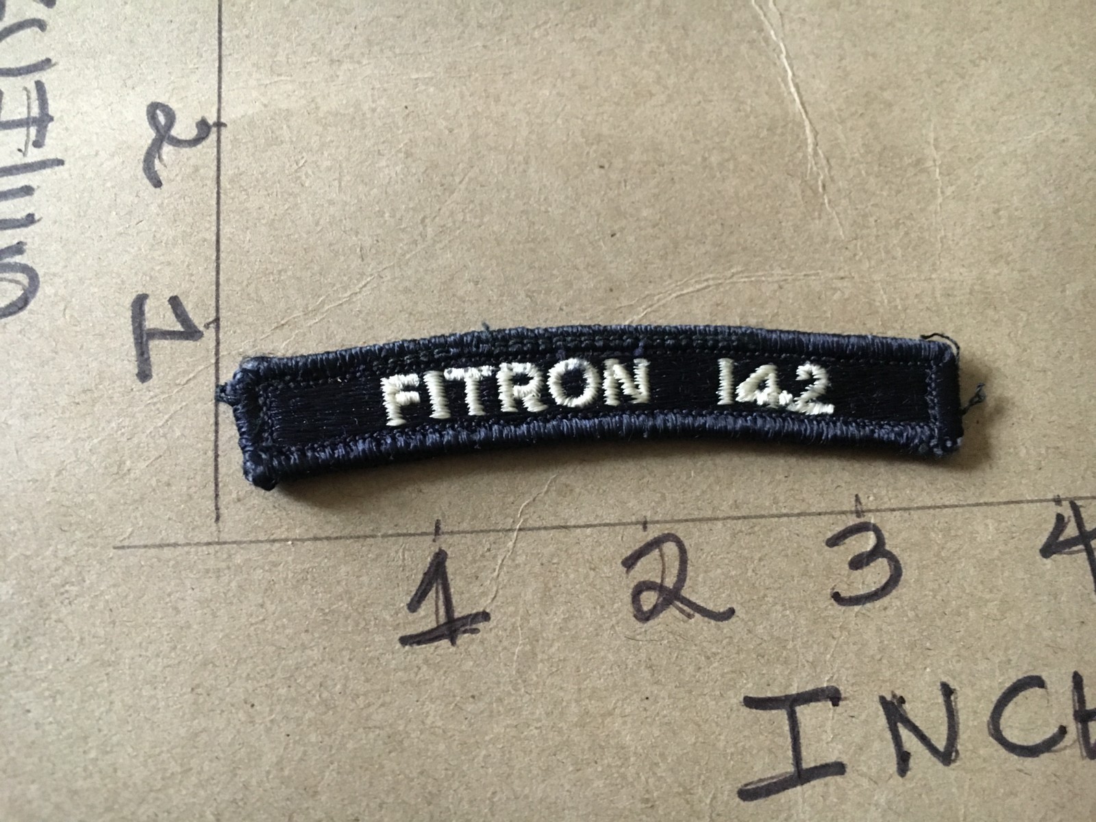 US NAVY SHOULDER STRIP TAB *** rocker *** Patch Fitron 142