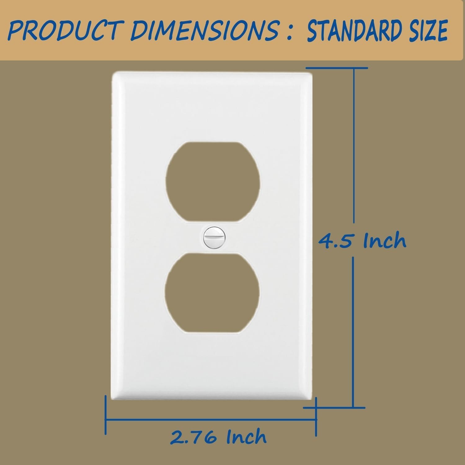 Outlet Covers Wall Plates - Electrical Outlet Covers12-pack Standard Size