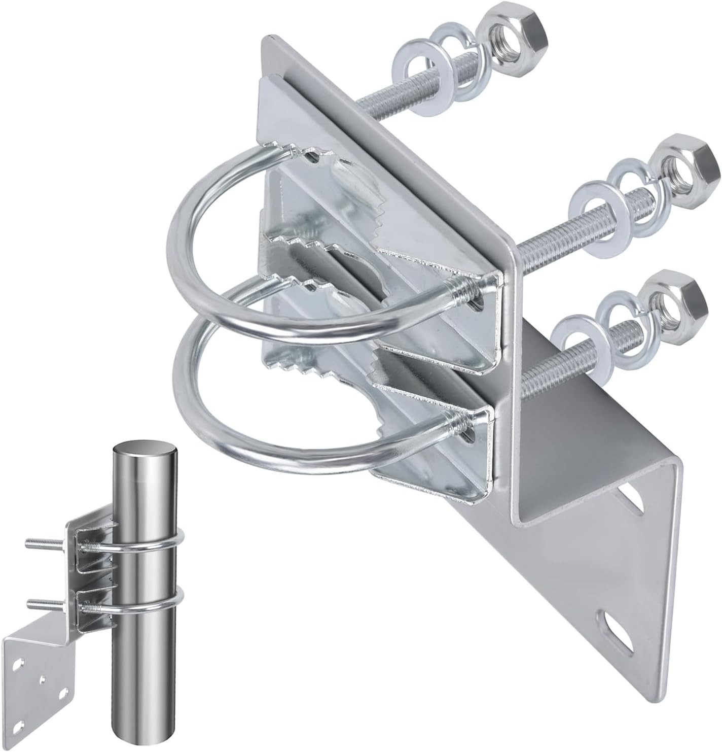 Pole Mounting Bracket, Antenna Mount Bracket, Heavy Duty Antenna Pole Mount, Out