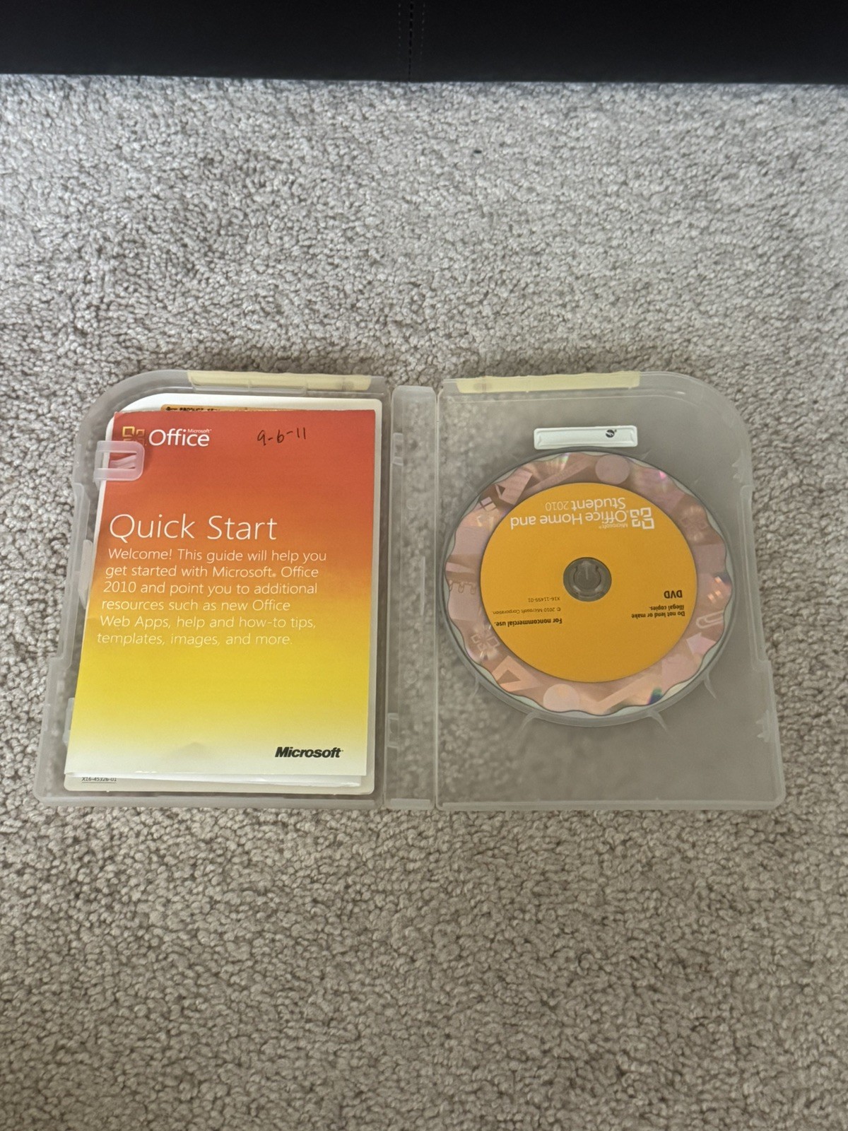 Microsoft Office Home and Student 2010 Software for Windows