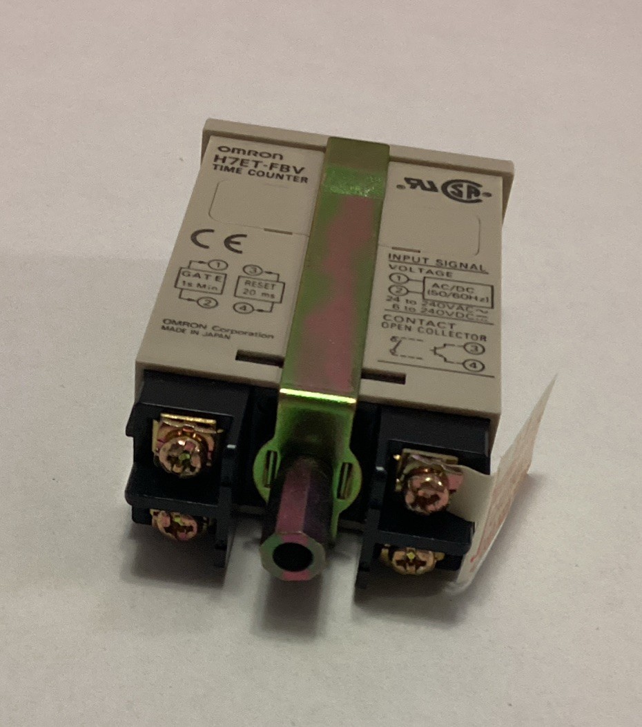 OMRON H7ET-FBV Time Counter Self Powered, Free-Voltage, Input Counter