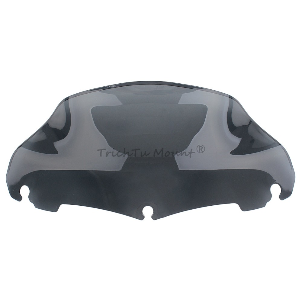 9" Smoke Wave Windshield Wind Deflector For Harley Street Glide FLHX 2014-22 23