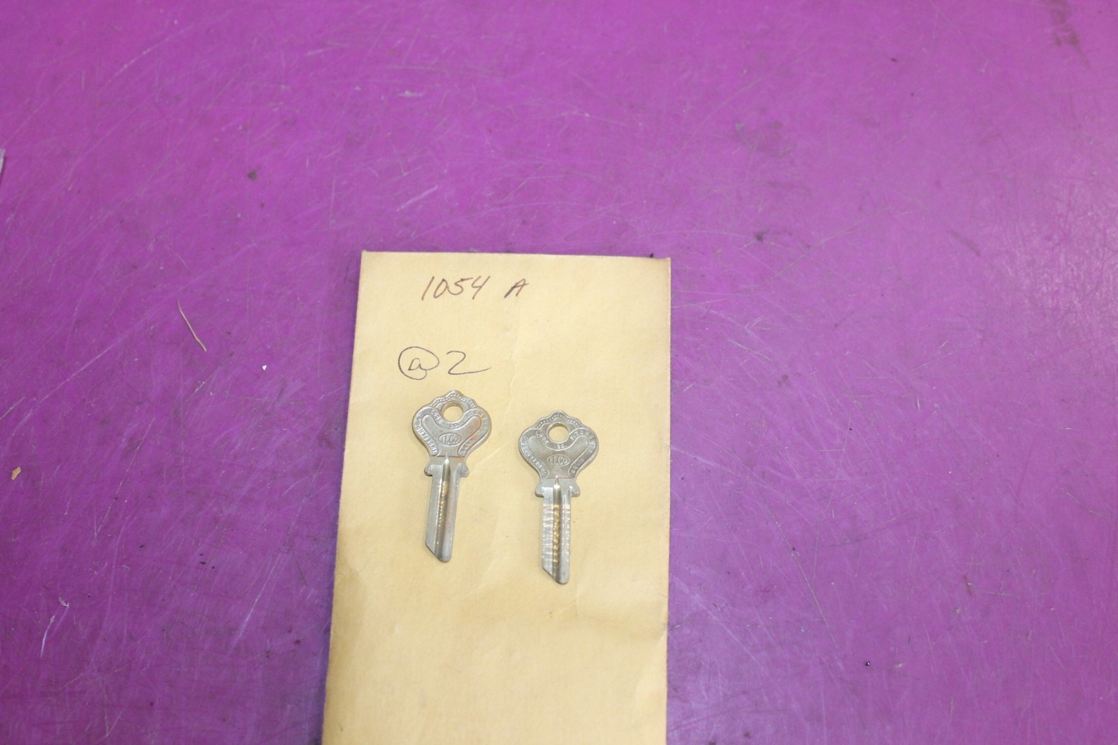 Two (2) Ilco 1054A Key Blanks. See pic.