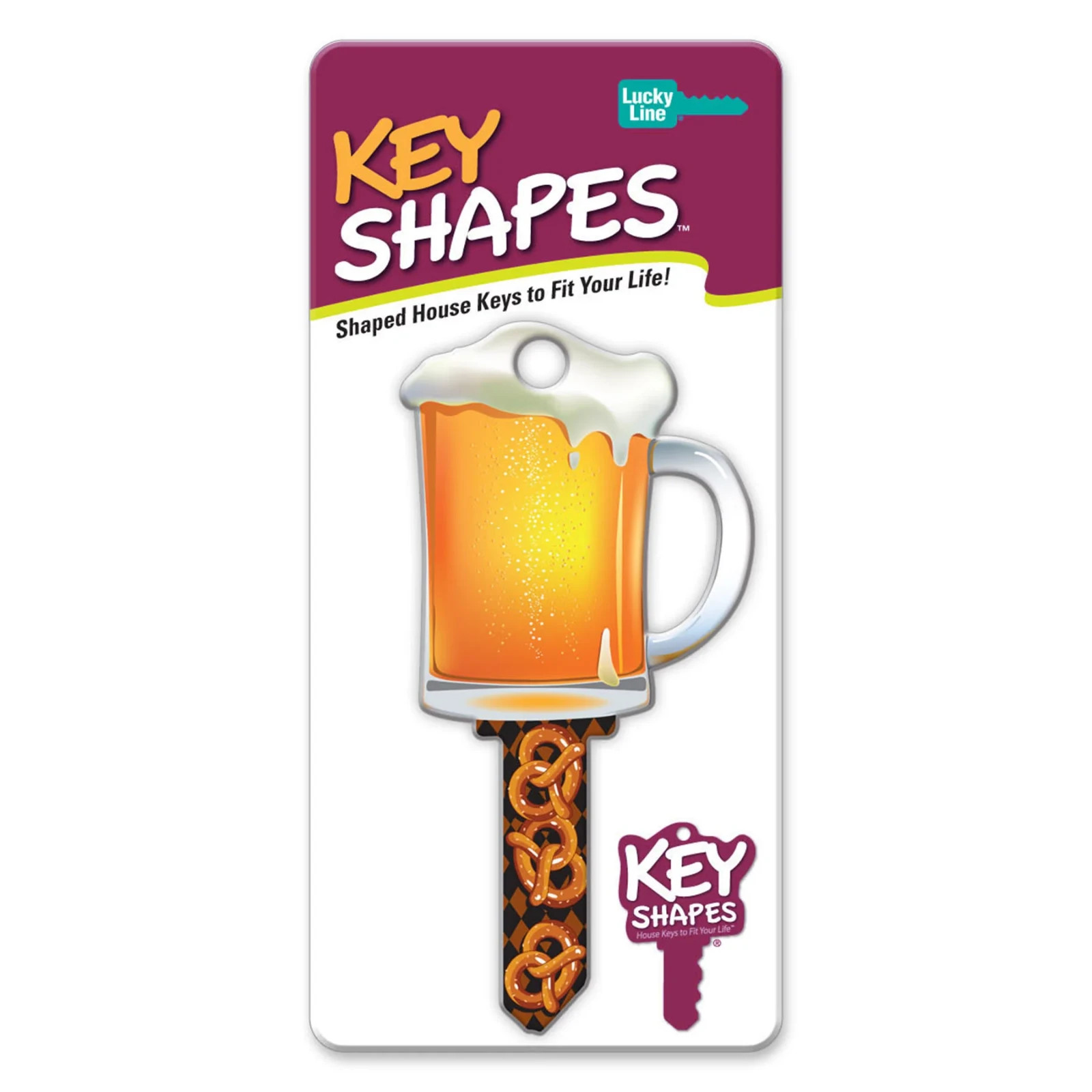 LUCKY LINE B110S BEER MUG SCHLAGE SC1 KEYWAY HOUSE KEY SHAPES