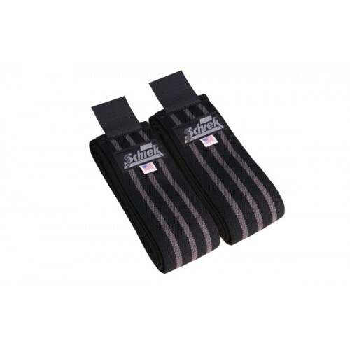 Schiek Model 1178S Black Out Knee Wraps 3" x 78" Heavy-Duty Enhanced Performance