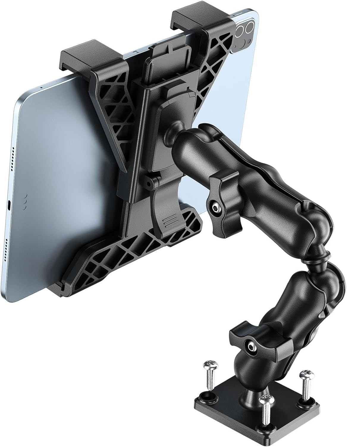 OHLPRO Tablet Holder for Truck, Heavy Duty Ipad Mount for Drill Base 360°Adjusta