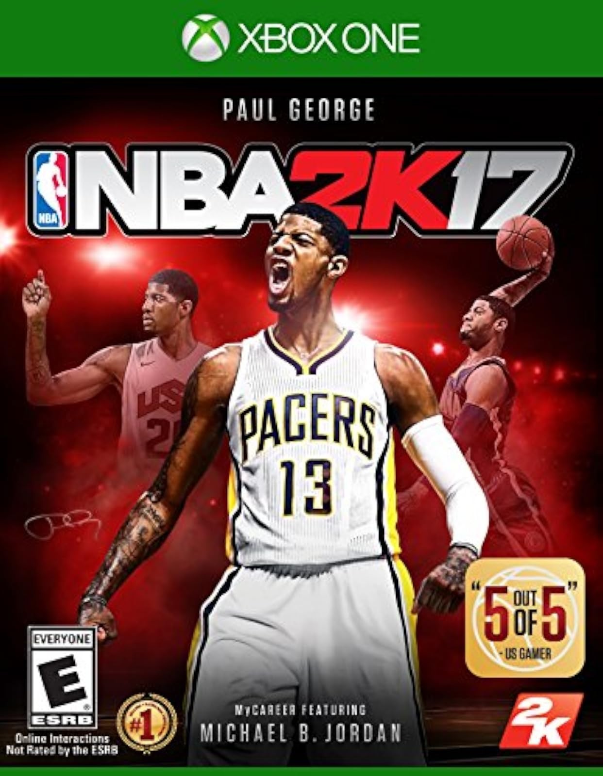 NBA 2K17 Standard Edition For Xbox One Basketball Sports Very Good 5E