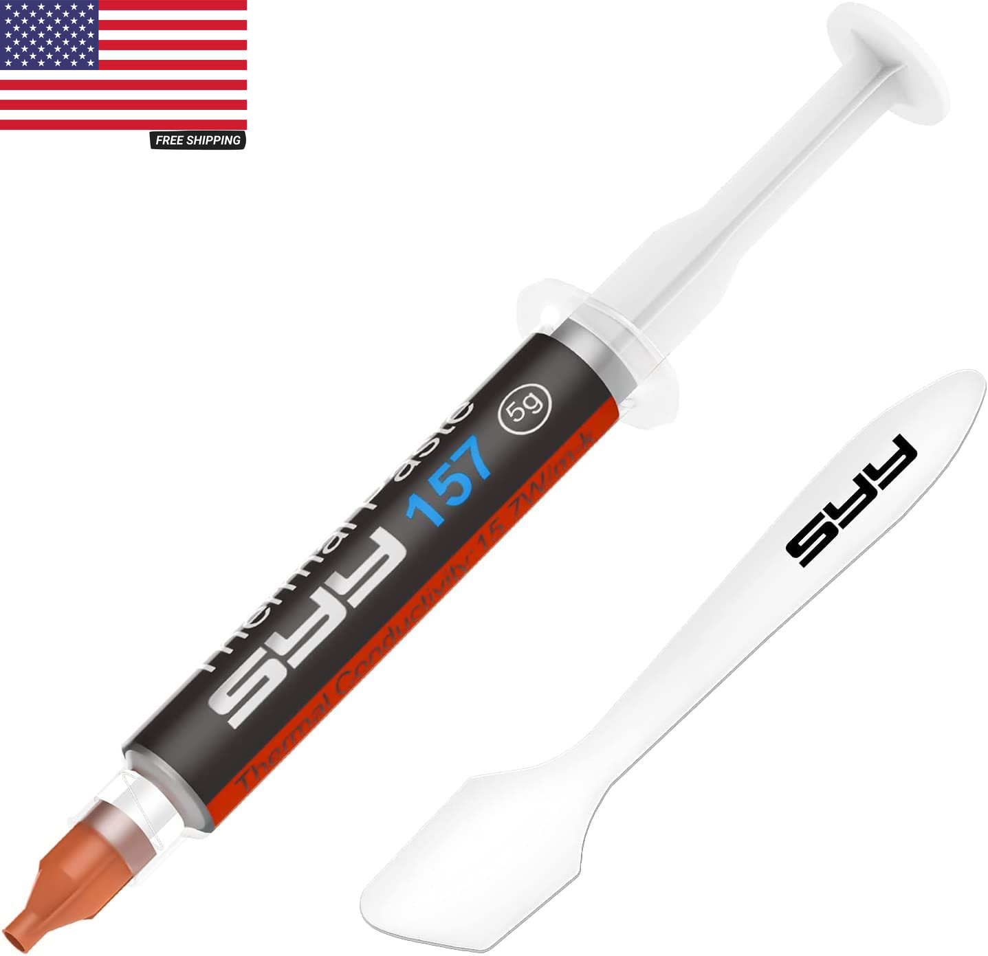 Thermal Paste with Toolkit, 5G CPU Paste Thermal Compound Paste Heatsink for Ic/