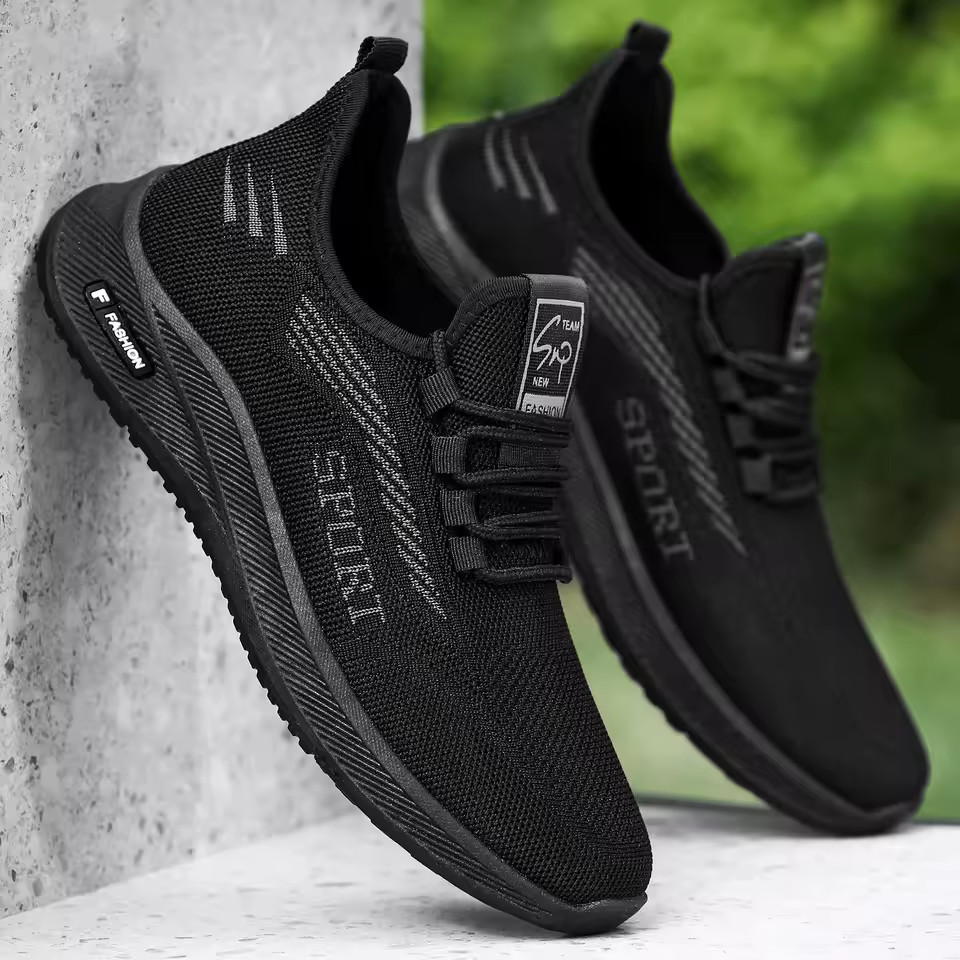 Men's Hands Free Slip On Walking Running Shoes Comfortable Fashion Sneakers